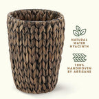 2-Pack Black Wicker Trash Cans - Image 5