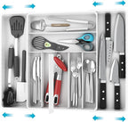 Simple Houseware Expandable & Adjustable Cutlery Drawer Organizer by SimpleHouseware