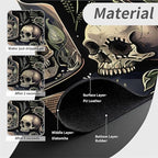Kitchen Sink Splash Guard，Books and skulls Faucet Mat Sink Gadgets-Super - Image 4
