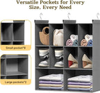 Ofiray-home 3 Tier Hanging Closet Organizer, 10 Compartments Sweater Organizer - Image 3