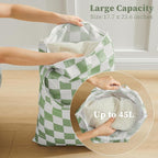 Checkered 2 Pcs Large Travel Laundry Bags - Image 6