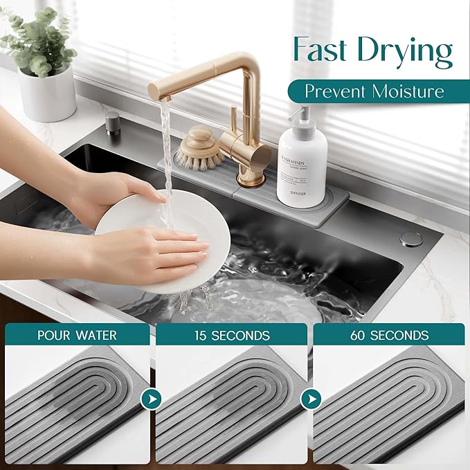 Faucet Mat for Kitchen Sink - Image 3
