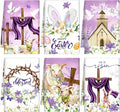 Breling Set of 6 Happy Easter Kitchen Towels Religious Dish Towel Bathroom by Breling
