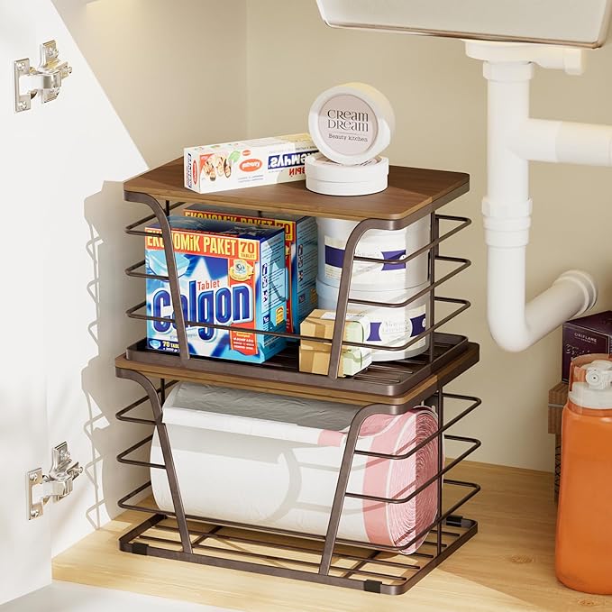 Extra Large 2 Pack Potato and Onion Storage Bins, Stackable Storage Pantry - Image 6