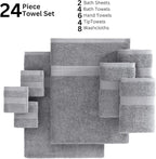 LANE LINEN Luxury 24 PCs Bath Towels Set - Image 5