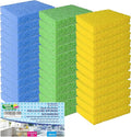 36 Pk Pop-Up Compressed Cellulose Sponges, Heavy Duty Scrub Kitchen Sponge by SHINEMOON