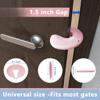 Door Pinch Guard and Door Slam Stopper, Durable Silicone Door Finger Pinch Guard - Image 6