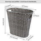 GRANNY SAYS Wicker Bathroom Trash Can, Wicker Waste Basket - Image 6