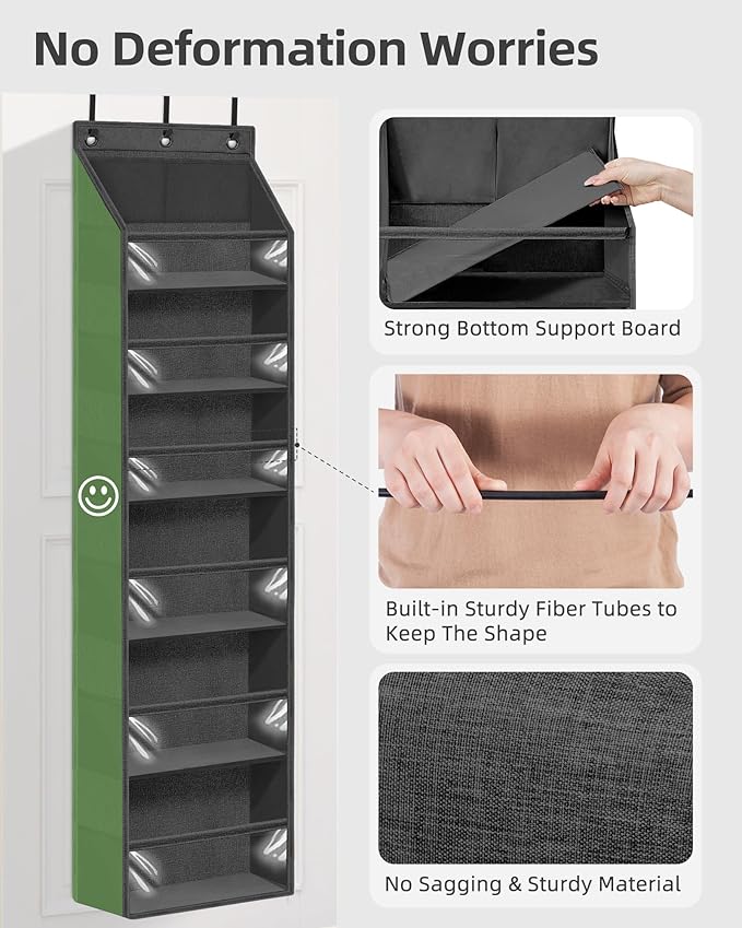 STORAGE MANIAC Over the Door Organizer Large Capacity Hanging Organizer - Image 3