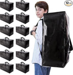 Heavy Duty Moving Bags with Backpack Straps and Strong Handles, Alternative to by NATURELUX