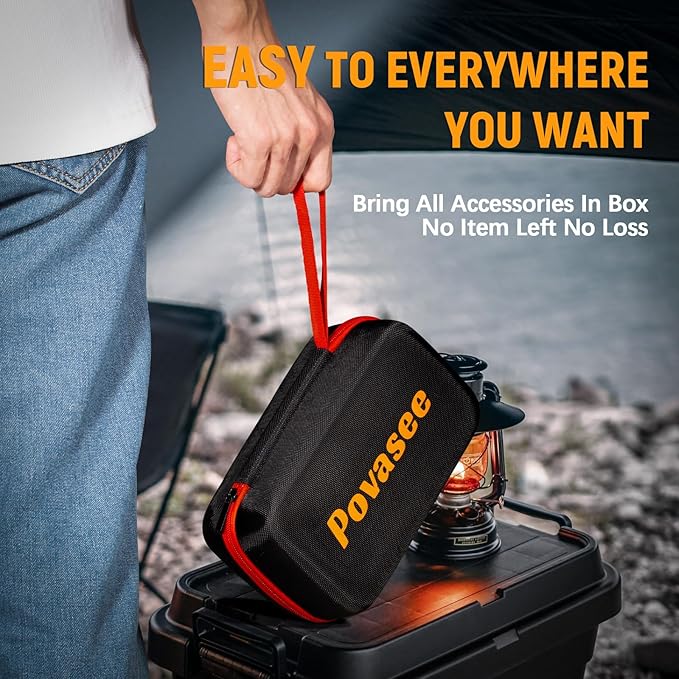 5000A Jump Starter with Air Compressor, Car Jumper Starter Portable with 150PSI - Image 6