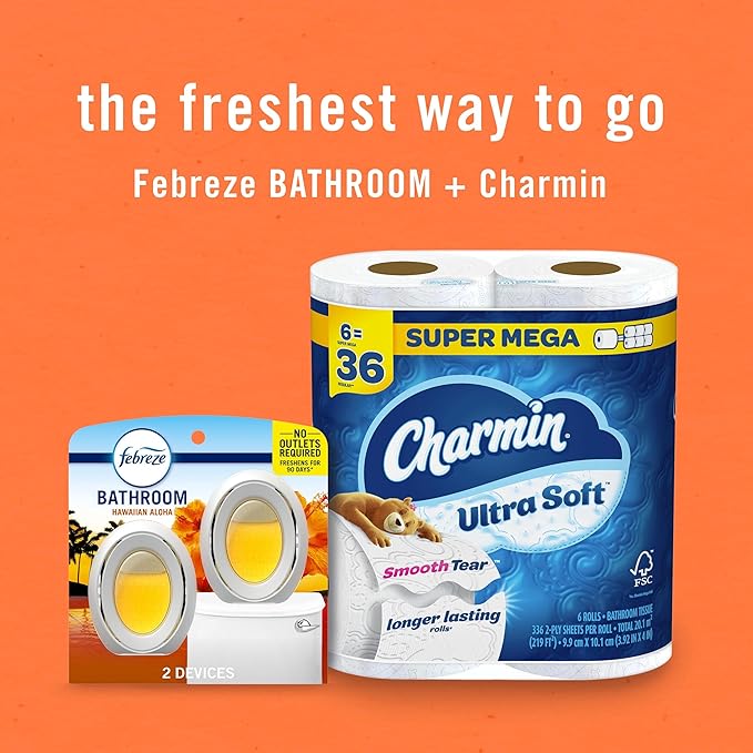 Febreze Bathroom Air Freshener, Odor-Fighting, Plug In Alternative, Air - Image 7