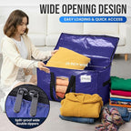 TAILI 12 Pack Dark Blue Extra Large Moving Bags, Heavy Duty Totes - Image 4