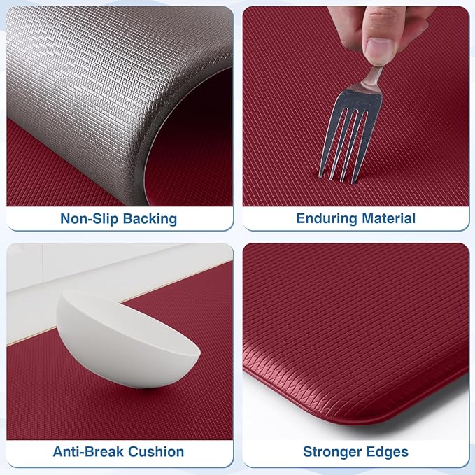 StepRite Kitchen Mats, Cushioned Anti Fatigue Kitchen Mats - Image 4
