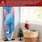 Nuxovilar Ironing Board Cover Winter Deer in Forest Pattern Polyester 15x54 - Image 6