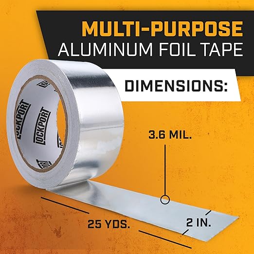 Lockport Aluminum Foil Tape 2" x225 ft - Image 2