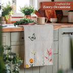 Maison d' Hermine Kitchen Towels Set of 3 100% Cotton 27.50" x 20" Reusable - Image 6