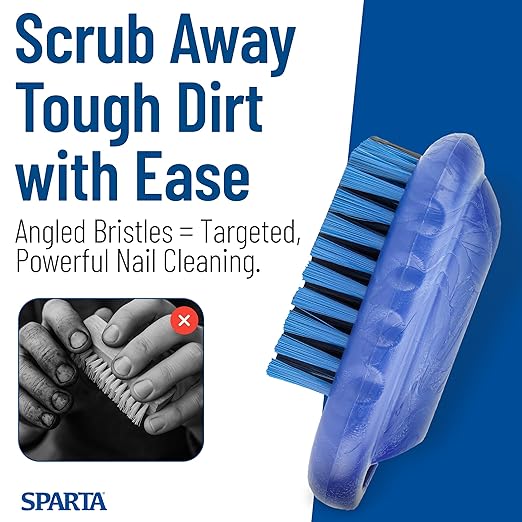 SPARTA Nail Scrub Brush Commercial-Grade, Heavy-Duty Hand and Fingernail Brush - Image 6
