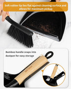 MR.SIGA Dustpan and Brush Set, Portable Cleaning Brush and Dustpan Combo - Image 3