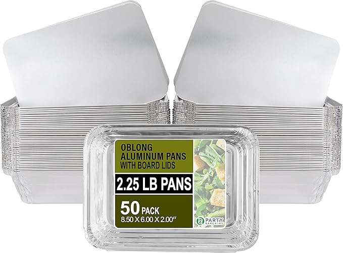 PARTY BARGAINS 2.25 lb Aluminum Pans by PARTYBARGAINS