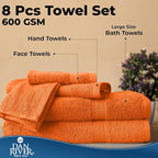 DAN RIVER 8 PC Luxury Bath Towels - Image 7