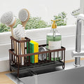 Cisily Brown Sponge Holder for Kitchen Sink, Sink Caddy Organizer by CISILYHOMELIFE