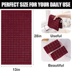 Homaxy 100% Cotton Terry Kitchen Towels, Checkered Designed, Soft and Super - Image 5