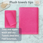 Hot Pink Towels for Bathroom - Image 4