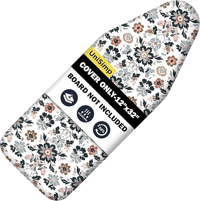Small Ironing Board Cover and Pad 12"x32" Small Iron Board Cover by UniSimp
