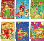 Breling Set of 6 Mexican Kitchen Towels Fiesta Taco Cactus Chili Dish Towel by Breling