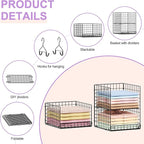 6 Tier Hanging Closet Organizers and Storage Stackable Hanging Closet Shelves - Image 4