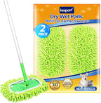 KEEPOW Reusable Microfiber Mop Pads Compatible by KEEPOW