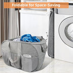 2 Pack Collapsible Laundry Baskets - Image 3