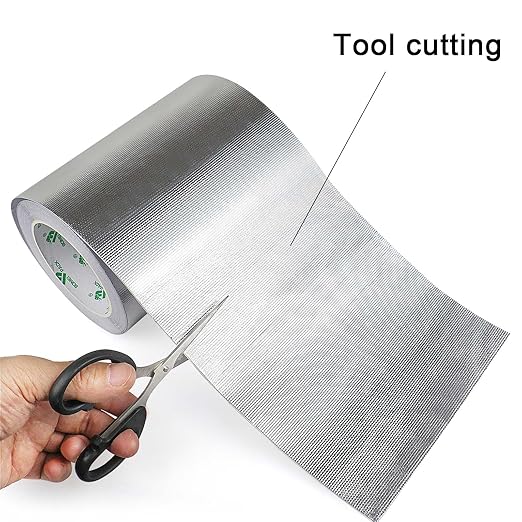 BOMEI PACK Adhesive Aluminum Foil Heat Shield Tape 1Pack 7inch x 66ft Barrier - Image 6
