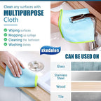 Microfiber Cleaning Cloth Lint Free Glass Cleaner Window Polishing Streak Free - Image 3