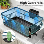 TOOLF Large Dish Drying Rack for Kitchen Counter, Kitchen Dish Racks - Image 2
