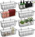 8Pcs Wire Basket, Grid Panel Hanging Wire Baskets, by Oungy