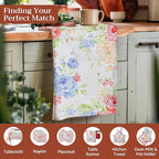 Maison d' Hermine Kitchen Towels Set of 3 100% Cotton 27.50" x 20" Reusable - Image 4