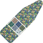 Ironing Board Cover and Pad Standard Size 15 x 54, 3 Pairs of Hook and Loop by LCLW