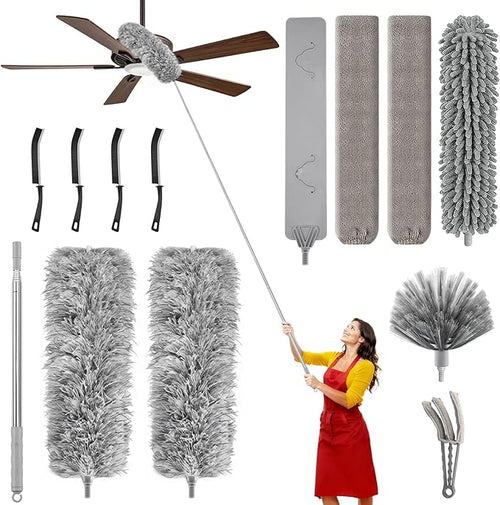 12-in-1 Professional Deep Cleaning System, 100-inch Extendable Duster by Unknown