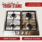 Aluminium Gas Stove Burner Covers - Image 2