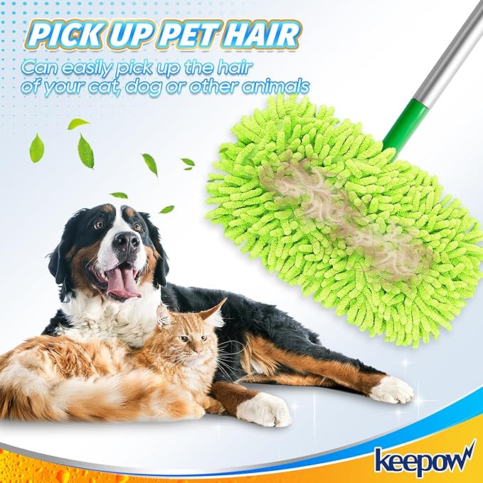 KEEPOW Reusable Microfiber Mop Pads Compatible - Image 5
