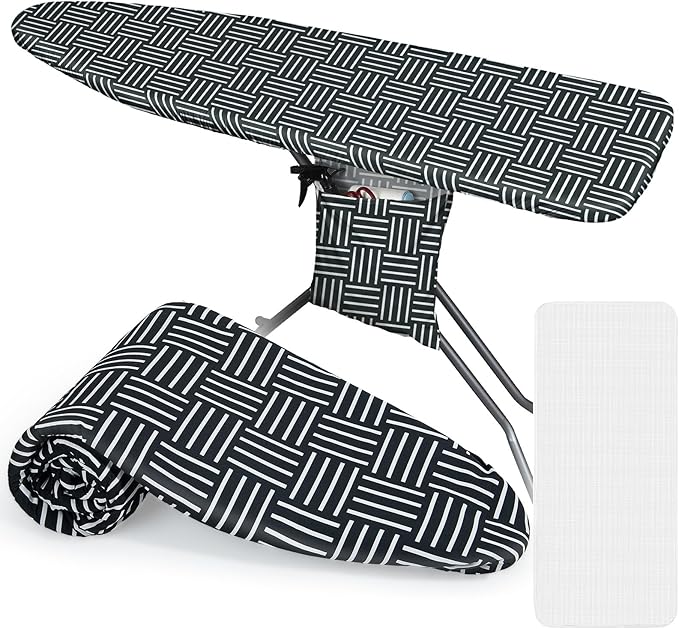 FIOBEE Ironing Board Cover and Pad Extra Thick Iron Board Pad by FIOBEE