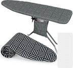 FIOBEE Ironing Board Cover and Pad Extra Thick Iron Board Pad by FIOBEE
