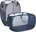 2 Pcs Durable Collapsible Laundry Baskets by Bemkoo