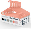 Neaties Plastic Hangers 100+ Pack – Made in The USA – 6lb Capacity Standard by NeatiesHangers