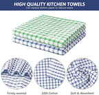 Nialnant 12 Pack Dish Rags for Washing Dishes, 100% Cotton Soft Absorbent Quick - Image 3
