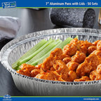 Nicole Home Collection Aluminum Pans 7” Round Disposable Foil Pans - Image 4