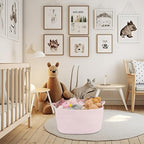 Large Rectangle Blankets Baskets 22"x17"x12" Toy Basket - Image 4