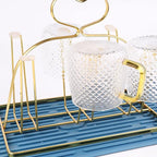 Blue Silicone Dish Drying, Mat Dish Mats - Image 9